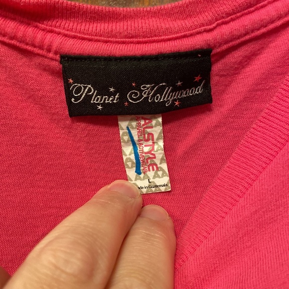 Planet Hollywood Pink T Shirt - Picture 2 of 2